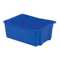 Polylewton Stack-N-Nest&reg; Containers, 10.5" x 26.1" x 18.7", Blue Seagulf Marine Industries Inc.