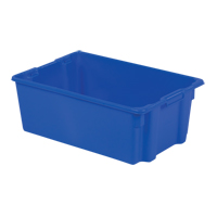 Polylewton Stack-N-Nest&reg; Containers, 10.5" x 28.4" x 18.7", Blue Seagulf Marine Industries Inc.