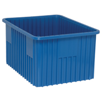 Contenants Divider Box, Plastique, 22,5" la x 17,5" p x 12" h, Bleu Seagulf Marine Industries Inc.