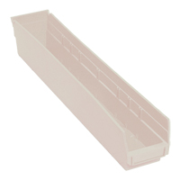 Bac pour &eacute;tag&egrave;re &eacute;conomique, 4-1/8" la, 4" h x 23-5/8" p, Ivoire Seagulf Marine Industries Inc.