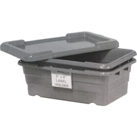 Cross Stack Bins, 16" W x 25.125" D x 8.5" H, Grey Seagulf Marine Industries Inc.