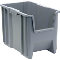 Contenants &agrave; empiler g&eacute;ants, 10,875" la x 17,5" p x 12,5" h, Gris Seagulf Marine Industries Inc.