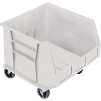 Mobile Bin, 14" H x 16-1/2" W x 18" D, 75 lbs. Capacity, Ivory Seagulf Marine Industries Inc.