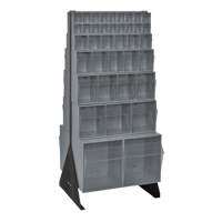 Tip-Out Bins Stand, 23-5/8" W x 16" D x 52" H, 76 Drawers Seagulf Marine Industries Inc.