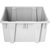 Stack & Nest Palletote Box, 13" x 15.5" x 19.5", Grey Seagulf Marine Industries Inc.