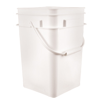 Square Pail, Plastic, 4.25 gal. Seagulf Marine Industries Inc.
