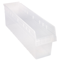 Bacs pour &eacute;tag&egrave;re Store-Max, 6-5/8" la x 8" H x 23-5/8" p, Transparent, Capacit&eacute; 68 lb Seagulf Marine Industries Inc.
