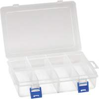Boîte &agrave; compartiments en plastique, 5,5" la x 7,75" p x 1,75" h, 8 compartiments Seagulf Marine Industries Inc.
