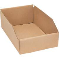 Deep Corrugated Parts Bins, 7-5/8" W x 11-5/16" D x 4-1/2" H, Beige Seagulf Marine Industries Inc.
