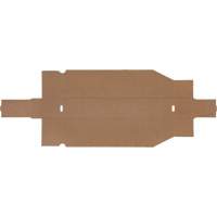Deep Corrugated Parts Bins, 1-7/8" W x 17-1/8" D x 4-1/2" H, Beige Seagulf Marine Industries Inc.
