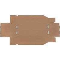 Deep Corrugated Parts Bins, 7-3/4" W x 17-1/4" D x 4-1/2" H, Beige Seagulf Marine Industries Inc.