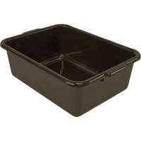 Bac d'entreposage tout usage &agrave; fond plat, 7" ha x 15" p x 21" lo, Plastique, Brun Seagulf Marine Industries Inc.