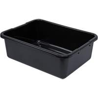 All-Purpose Ribbed-Bottom Storage Tub, 7" H x 15" D x 21" L, Plastic, Black Seagulf Marine Industries Inc.