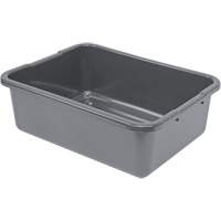 All-Purpose Ribbed-Bottom Storage Tub, 7" H x 15" D x 21" L, Plastic, Grey Seagulf Marine Industries Inc.