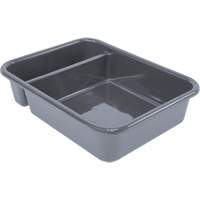 All-Purpose Compartmentalized Storage Tub, 5" H x 15" D x 20" L, Plastic, Grey Seagulf Marine Industries Inc.