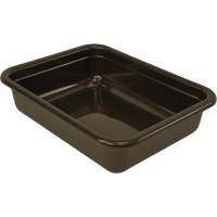 All-Purpose Flat-Bottom Storage Tub, 5" H x 17" D x 22" L, Plastic, Brown Seagulf Marine Industries Inc.