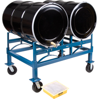 Drum Stacking Rack, 2 Drums, 1600 lbs. Capacity, 45-1/2" W x 30" D x 12-1/2" H Seagulf Marine Industries Inc.