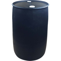 Polyethylene Drums, 55 US gal (45 imp. gal.), Closed Top, Black Seagulf Marine Industries Inc.