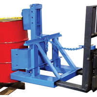 Manipulateur de barils MORSPEED 1500 pour chariot &eacute;l&eacute;vateur, Pour 55 gal. US (45 gal. imp.) Seagulf Marine Industries Inc.