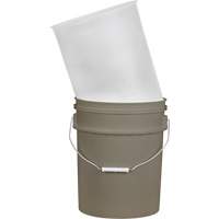 Doublure pour seau en plastique, 11-1/4" dia. x 14" h, 5 gal. US (4,16 gal. imp.) capacit&eacute; Seagulf Marine Industries Inc.
