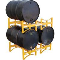 Steel Stackable Drum Rack, 2 Drums, 1600 lbs. Capacity, 45-1/2" W x 29-7/8" D x 12-3/4" H Seagulf Marine Industries Inc.