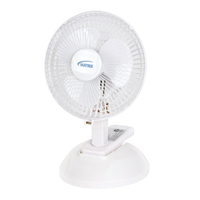 Ventilateur &agrave; pince & de bureau, Diam&egrave;tre 6", 2 vitesses Seagulf Marine Industries Inc.