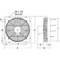 Ventilateurs d'&eacute;vacuation &agrave; volets Seagulf Marine Industries Inc.