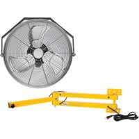 Industrial Workstation Fan Kit with Double Locking Arm, 18" Dia., 3 Speeds Seagulf Marine Industries Inc.