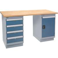 Pre-Designed Workbench, Door & Drawers, 2500 lbs. Cap., 72" W x 30" D, 34" H Seagulf Marine Industries Inc.