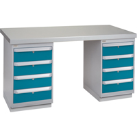 Pre-Designed Workbench, 72" W x 36" D x 34" H, 2500 lbs. Capacity Seagulf Marine Industries Inc.