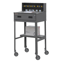 Pupitre d'atelier, 23" la x 20" p x 47-3/4" h, Gris Seagulf Marine Industries Inc.