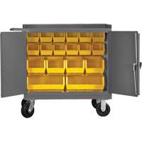 Mobile Workbench Cabinet with Bins, Steel Surface Seagulf Marine Industries Inc.