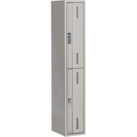 Concorde Heavy-Duty Lockers, 2 -tier, 12" x 18" x 72", Steel, Grey, Welded (Assembled) Seagulf Marine Industries Inc.