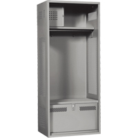 Casier pour &eacute;quipement, Acier, 24" la x 24" p x 72" h, Gris Seagulf Marine Industries Inc.