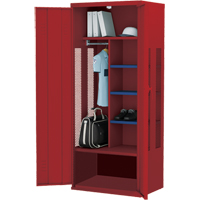 Casier de luxe pour &eacute;quipement, Acier, 36" la x 24" p x 72" h, Rouge Seagulf Marine Industries Inc.