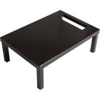 All-Welded Concorde Free Standing Locker Base, 2 Banks, 6" H x 24" W x 18" D, Black, Steel Seagulf Marine Industries Inc.