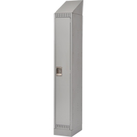Assembled Lockers, 12" x 18" x 72", Steel, Grey, Rivet (Assembled) Seagulf Marine Industries Inc.