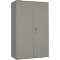 Extra Wide Hi-Boy Storage Cabinet, Steel, 4 Shelves, 72" H x 48" W x 24" D, Grey Seagulf Marine Industries Inc.