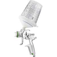 Pistolet de peinture de premi&egrave;re qualit&eacute; 4400?B HVLP?1,0 SR avec godet RPS 0,3?L, pour les retouches de finitions automobiles, Entr&eacute;e d'air 1/4" NPT, 4,24 pi³/min, Capacit&eacute; 0,3 L, 0,14 psi Seagulf Marine Industries Inc.