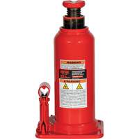 Cric hydraulique bouteille professionnel avec orifice pour manom&egrave;tre, 22 tonne(s), 20-49/250" Hauteur &eacute;lev&eacute;e Seagulf Marine Industries Inc.