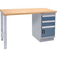 Industrial Duty Workbench, Door w/ Drawer Combination, 1000 lbs. Cap., 30" W x 72" D, 34" H Seagulf Marine Industries Inc.
