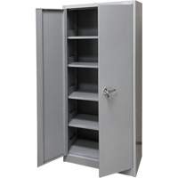 Armoire de rangement, Acier, 4 Tablettes, 66" h x 30" la x 15" P, Gris Seagulf Marine Industries Inc.