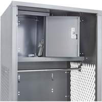 Gear Locker, Steel, 24" W x 24" D x 72" H, Grey Seagulf Marine Industries Inc.