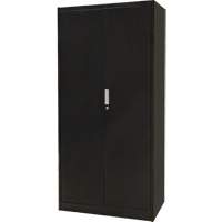 Combination Storage Cabinet, 36" W x 18" D x 72" H, Black Seagulf Marine Industries Inc.
