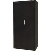 Hi-Boy Storage Cabinet, Steel, 4 Shelves, 72" H x 36" W x 18" D, Black Seagulf Marine Industries Inc.