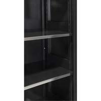 Hi-Boy Storage Cabinet, Steel, 4 Shelves, 72" H x 36" W x 18" D, Black Seagulf Marine Industries Inc.
