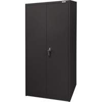Armoire d'entreposage, Acier, 4 Tablettes, 66" h x 30" la x 15" P, Noir Seagulf Marine Industries Inc.