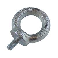 Drop Forged Eye Bolts, 1/8" Dia., 1/2" L, Uncoated Natural Finish, 154 lbs (70 kg) Capacity Seagulf Marine Industries Inc.