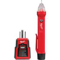 Voltage Detector & GFCI Receptacle Tester Kit, 50 V - 1000 V, Display & Sound Alert Seagulf Marine Industries Inc.