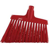 Angle Broom Head, X-Coarse Bristles, 12", Polyester, Red Seagulf Marine Industries Inc.